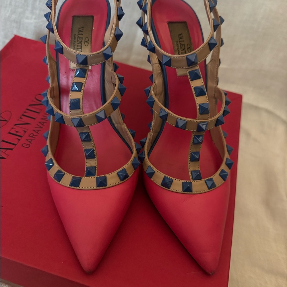 Valentino Garavani Rockstud Multi-color Pumps